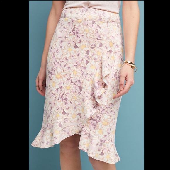NWT Anthropologie Skye Floral Skirt - Picture 5 of 7